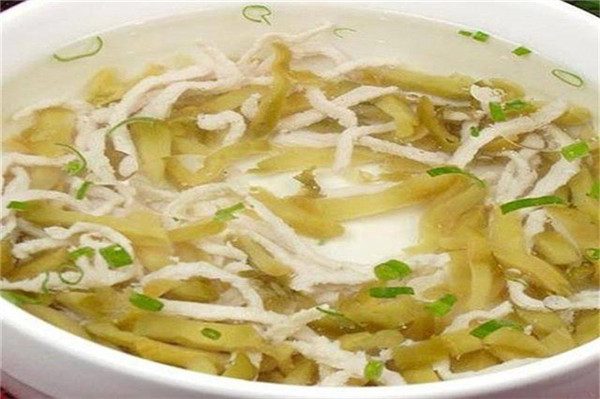 榨菜肉丝汤